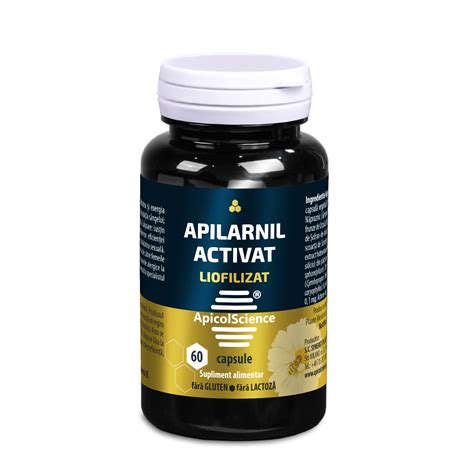 apilarnil activat|Apilarnil Activat Liofilizat 60 capsule Apicol Science